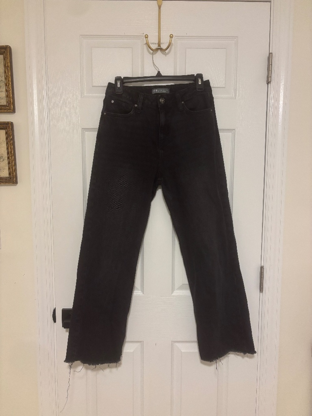 Primark Distressed Black Girlfriend Jeans